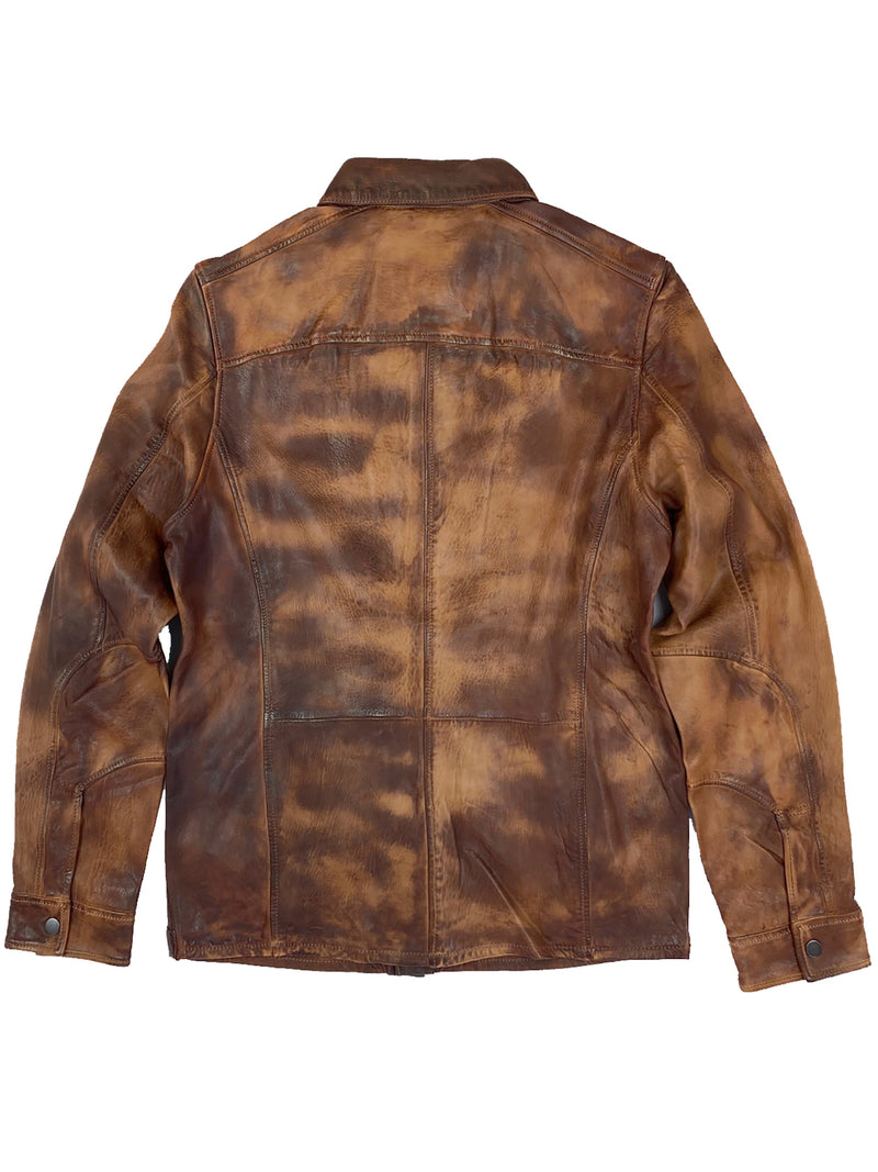 Marlboro Painted Leather Jacket 4205