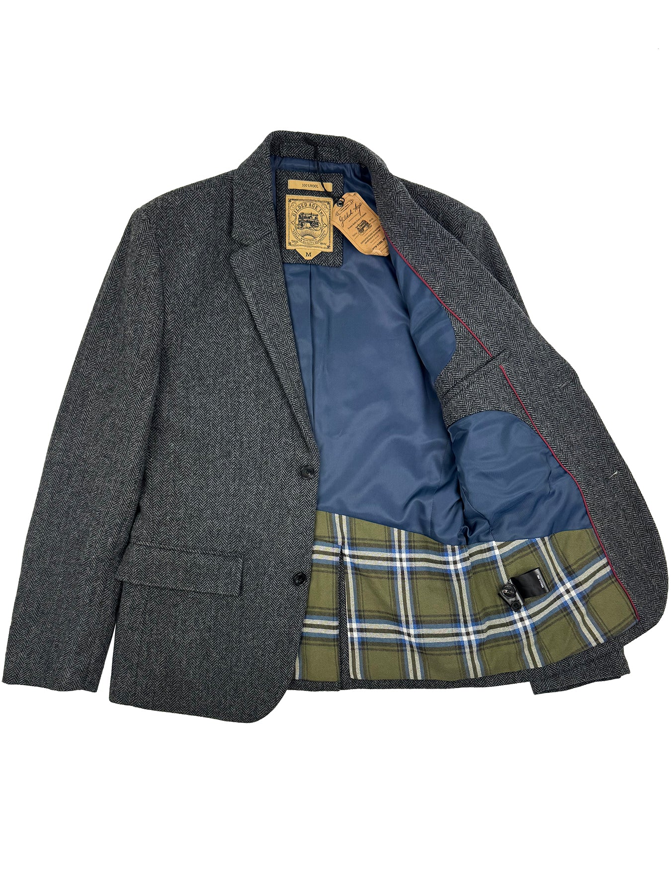 Harris Wool Herringbone Blazer 4265 – Gilded Age