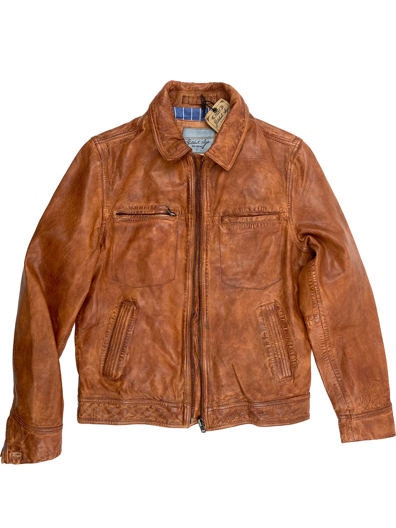 Wind Buffer Leather Jacket 4014