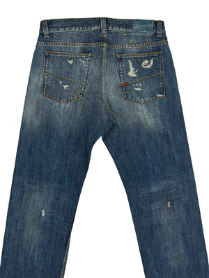 Gotham Relaxed Straight Red Selvage 1004
