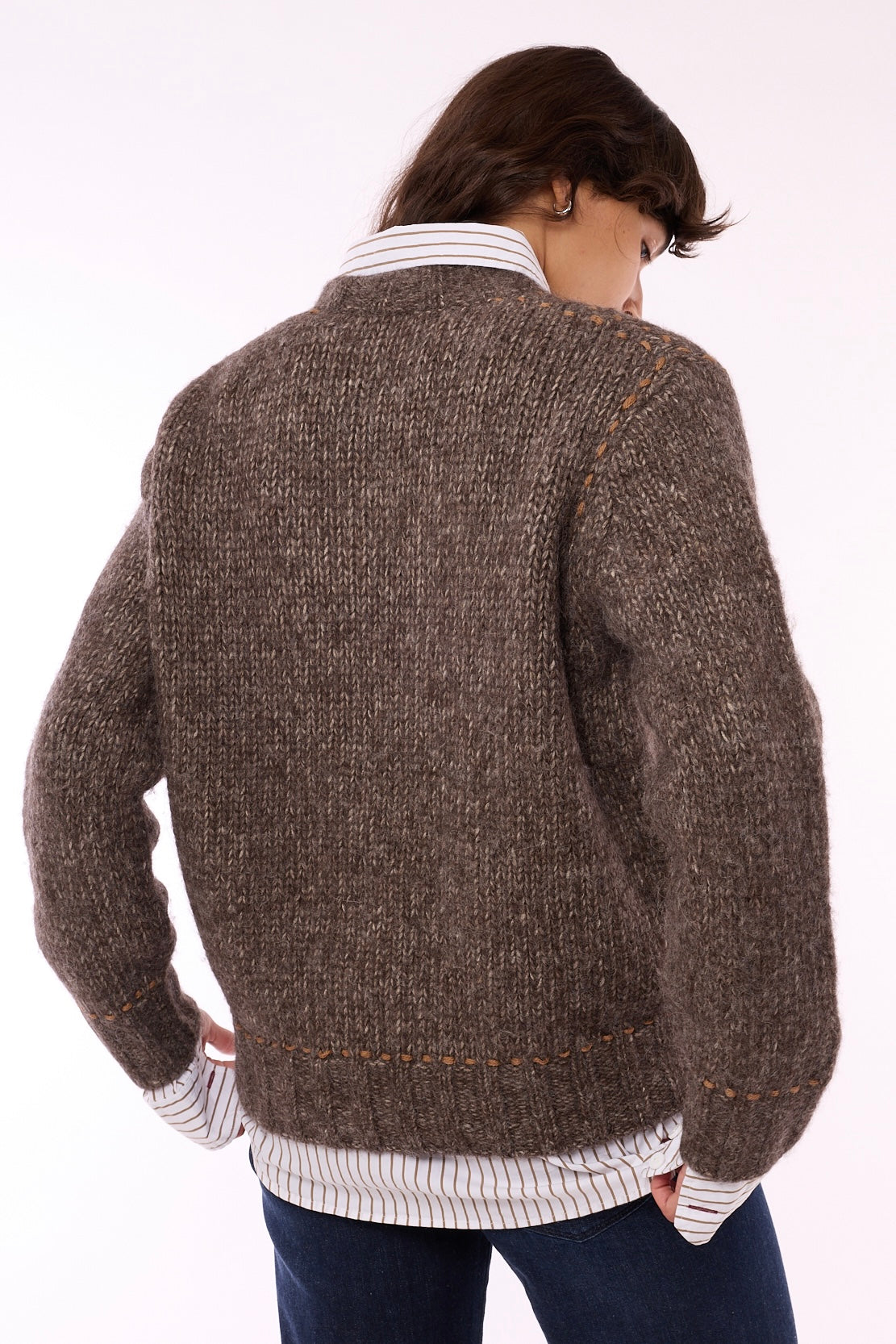 Luna Baby Alpaca Cotton Crew - 607