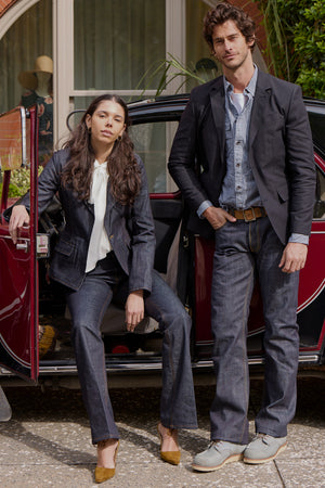 Artemis Raw Denim Blazer 410