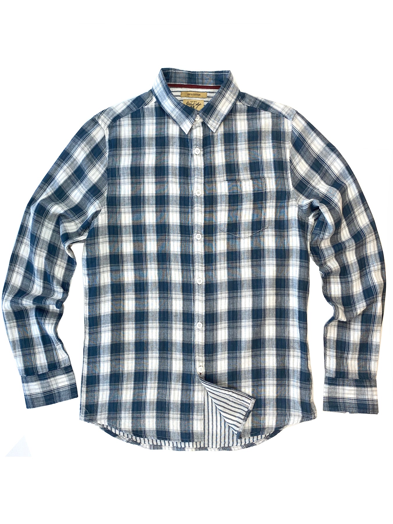 madison dress shirts Brooks Brothers Madison Fit Dress Shirt 16.5-34 Windowpane Non Iron Supima