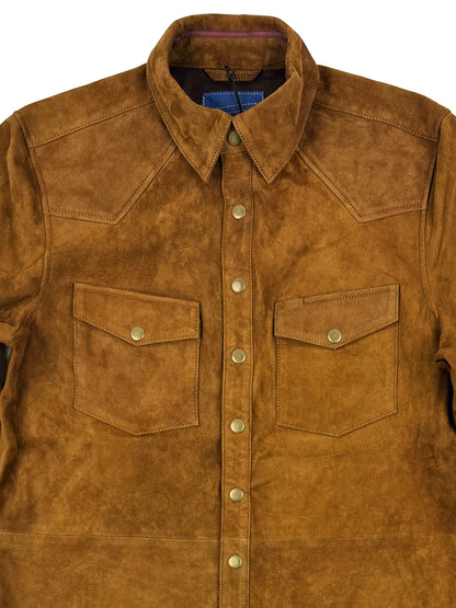 Whyatt Suede Leather Shirt 3008