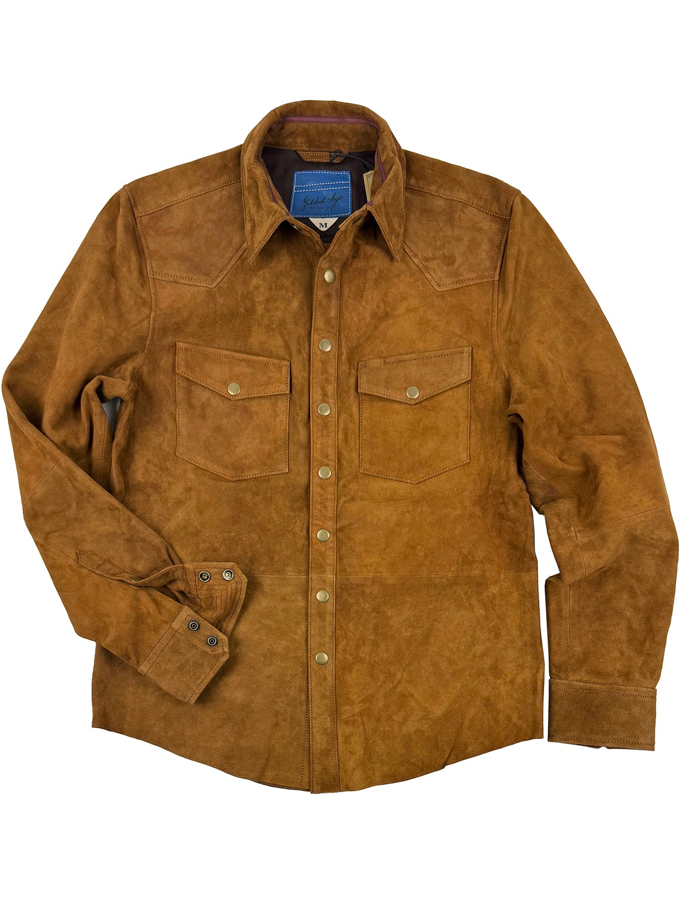 Whyatt Suede Leather Shirt 3008