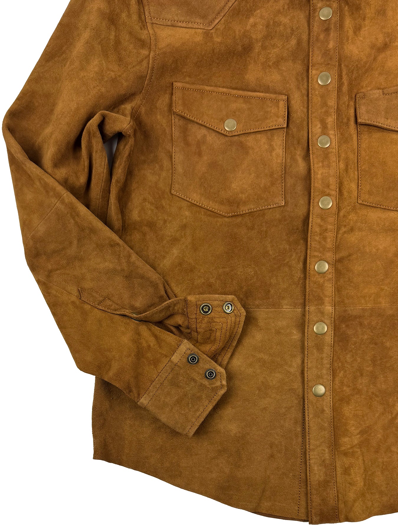 Whyatt Suede Leather Shirt 3008