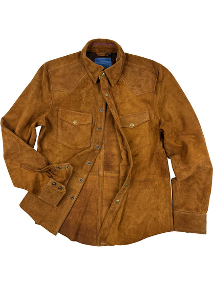 Whyatt Suede Leather Shirt 3008