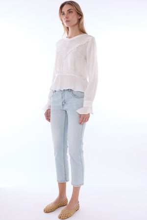 Demeter Pleated Silk Blouse 301