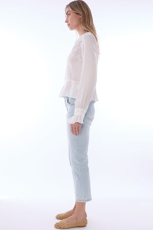 Demeter Pleated Silk Blouse 301
