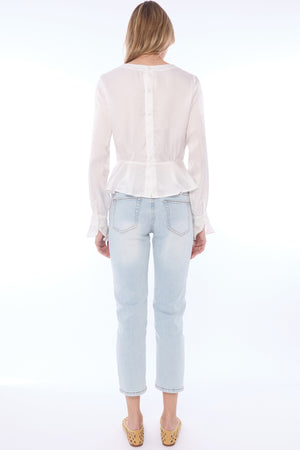 Demeter Pleated Silk Blouse 301