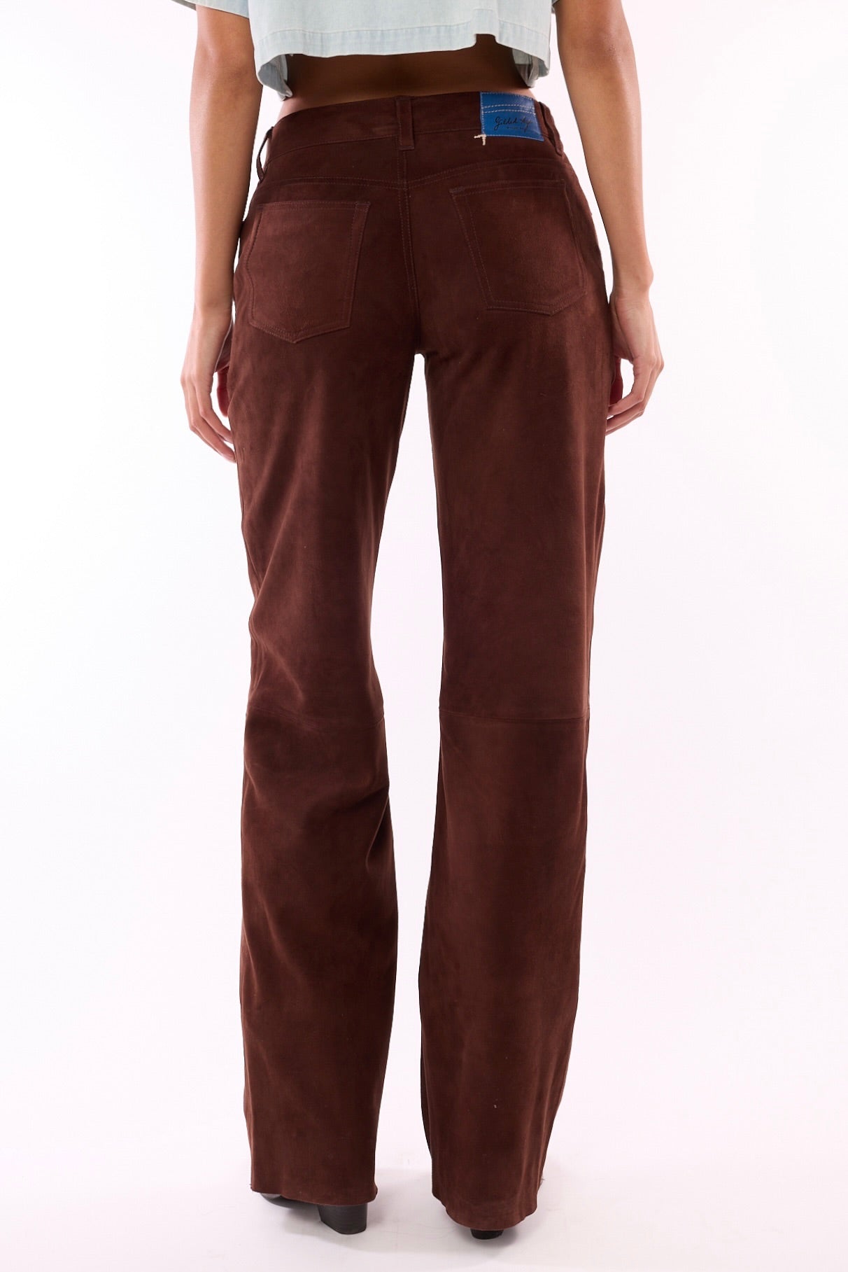 Diana Low Rise Suede Pant 118