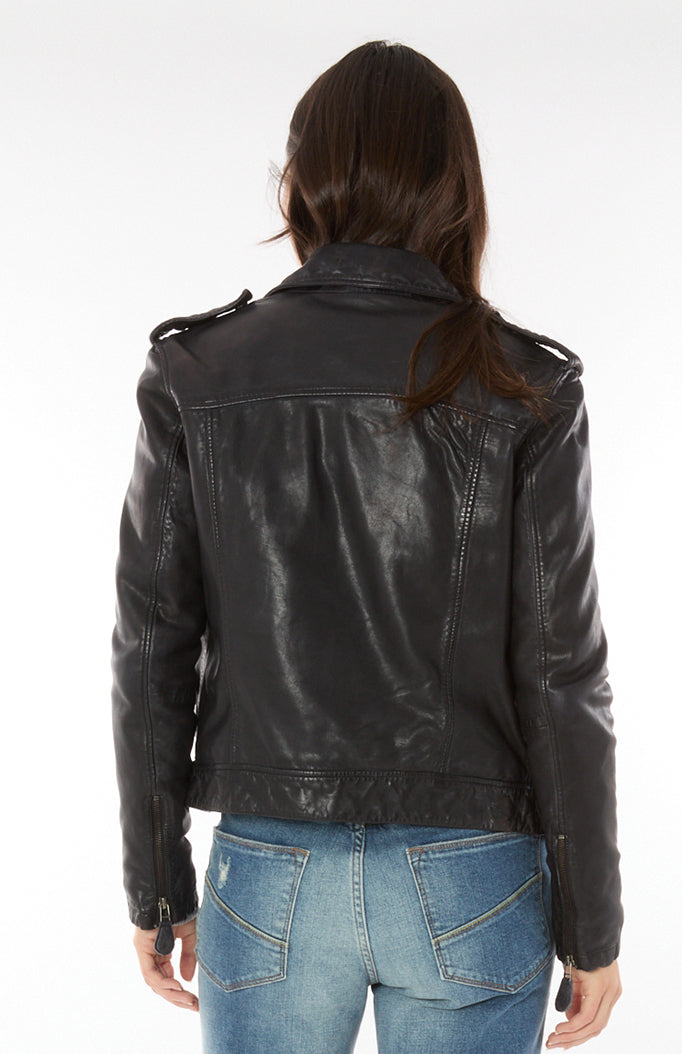 401 Nyx Motto Leather Jacket