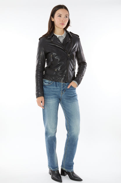 401 Nyx Motto Leather Jacket