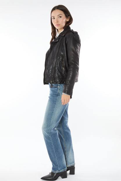 401 Nyx Motto Leather Jacket