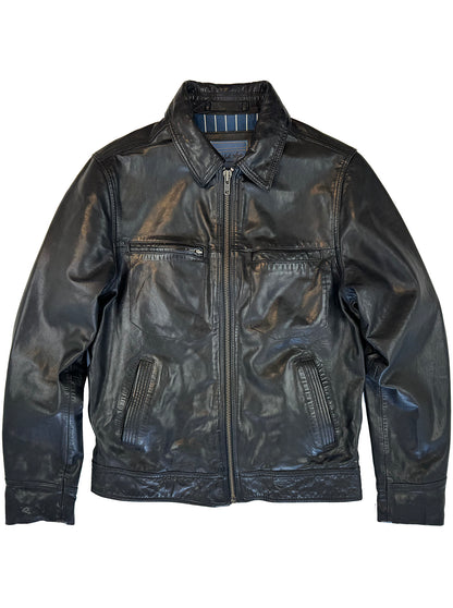 Wind Buffer Leather Jacket 4014