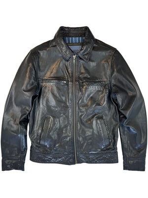 Wind Buffer Leather Jacket 4014