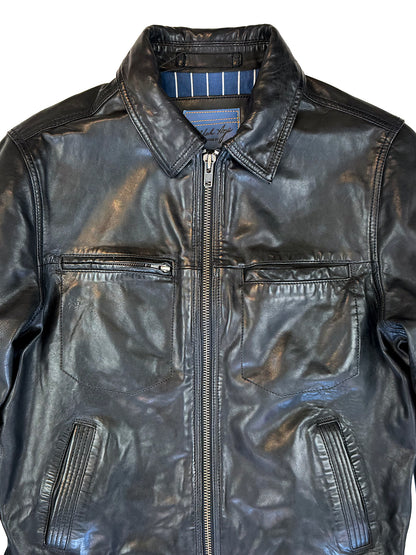 Wind Buffer Leather Jacket 4014