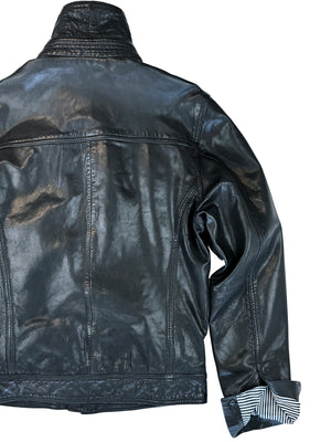 Wind Buffer Leather Jacket 4014