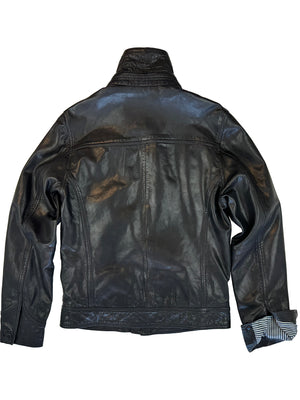 Wind Buffer Leather Jacket 4014