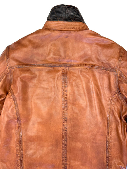 Wind Buffer Leather Jacket 4014