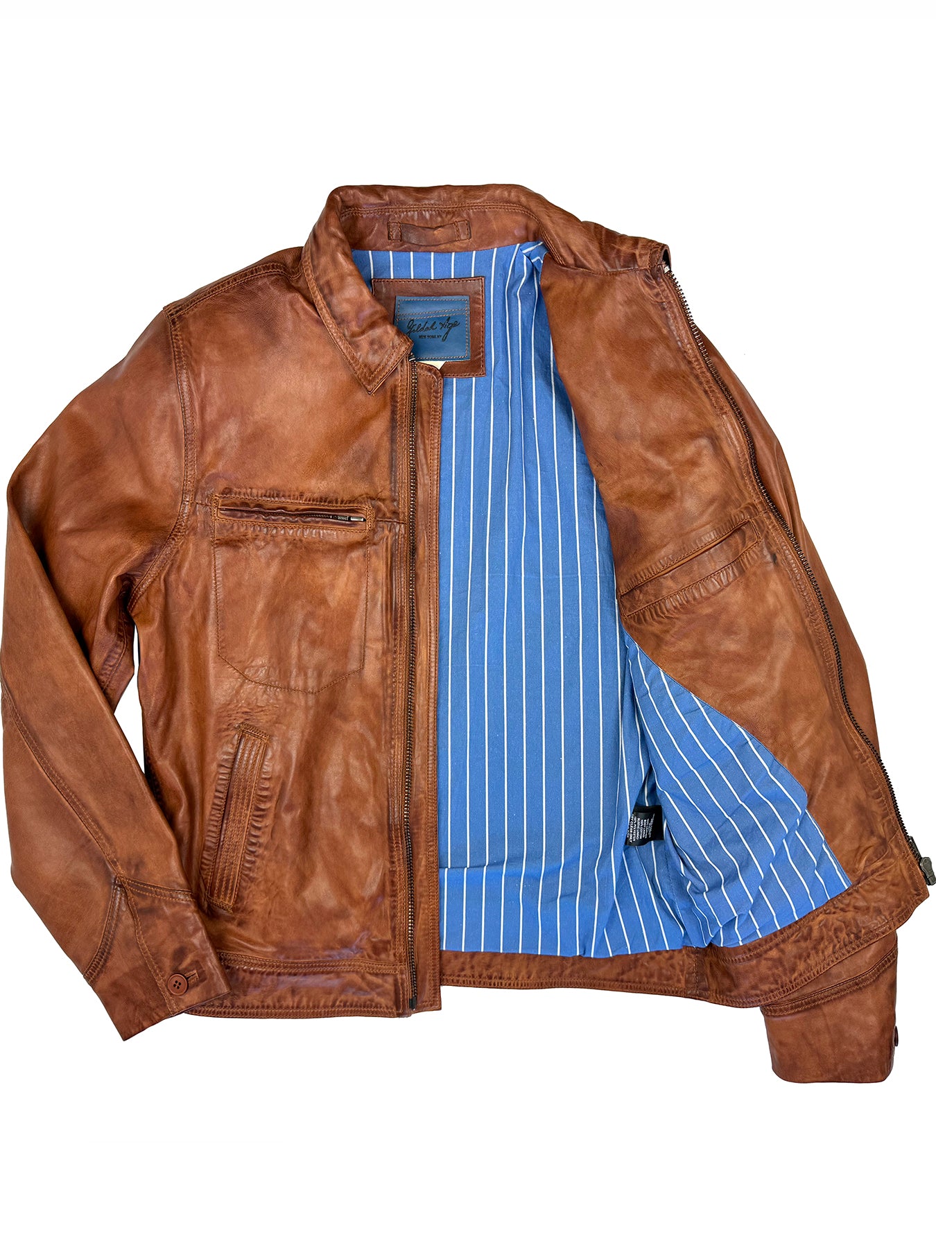 Wind Buffer Leather Jacket 4014