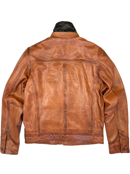 Wind Buffer Leather Jacket 4014