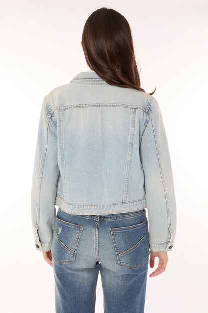 408 Unna Cropped Denim Jacket