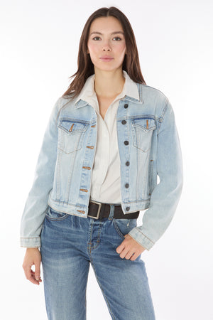 408 Unna Cropped Denim Jacket