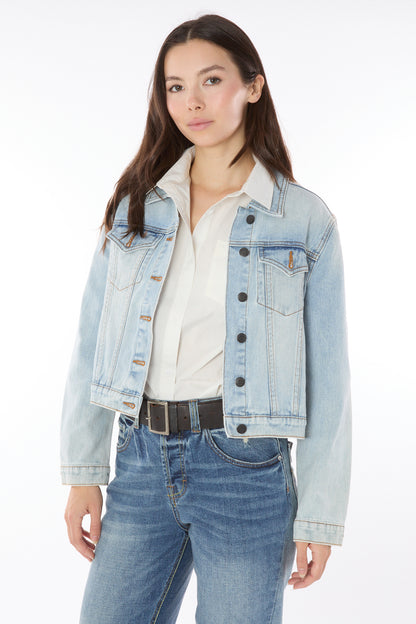 408 Unna Cropped Denim Jacket