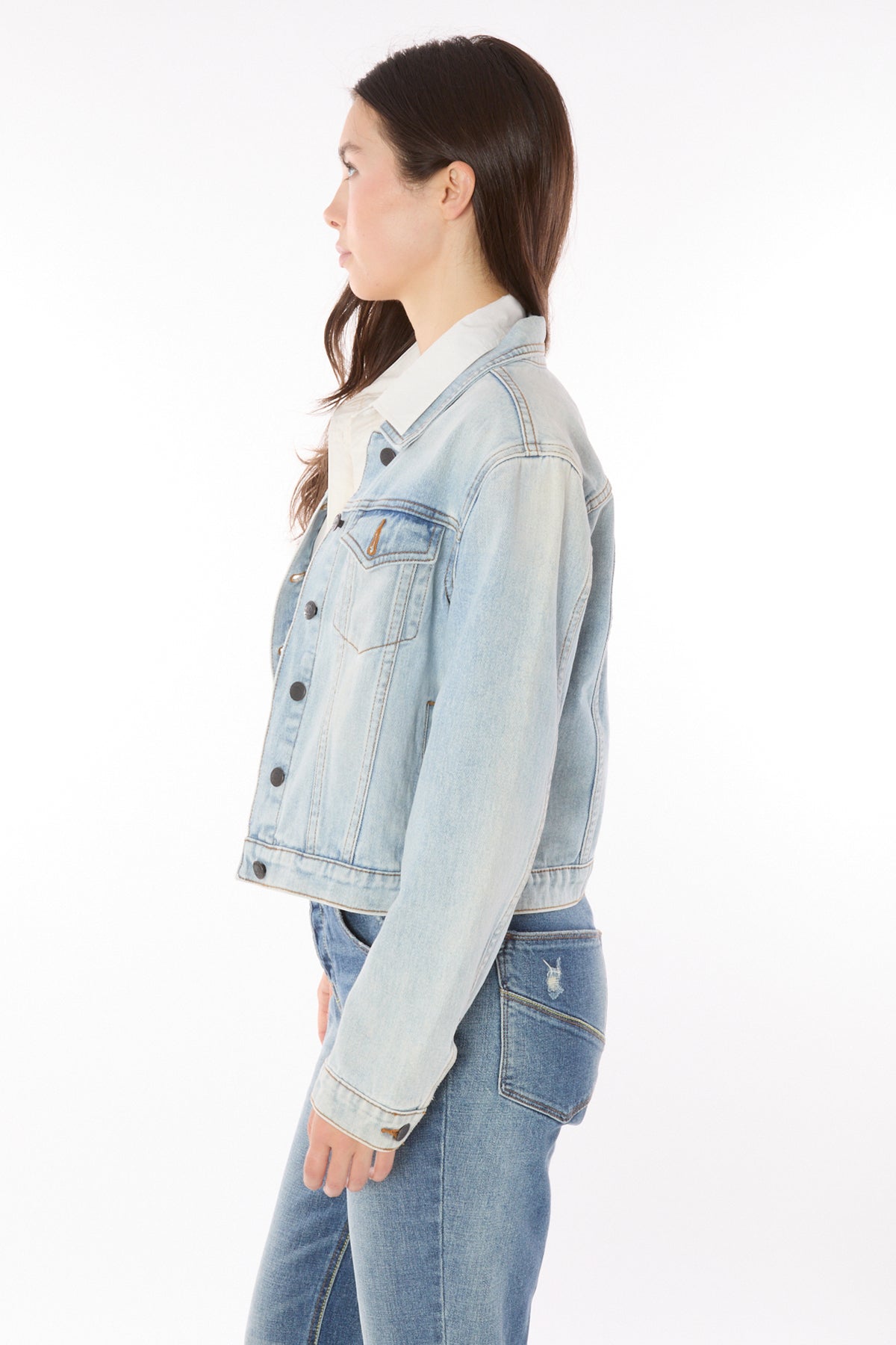 408 Unna Cropped Denim Jacket