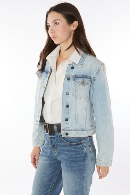 408 Unna Cropped Denim Jacket