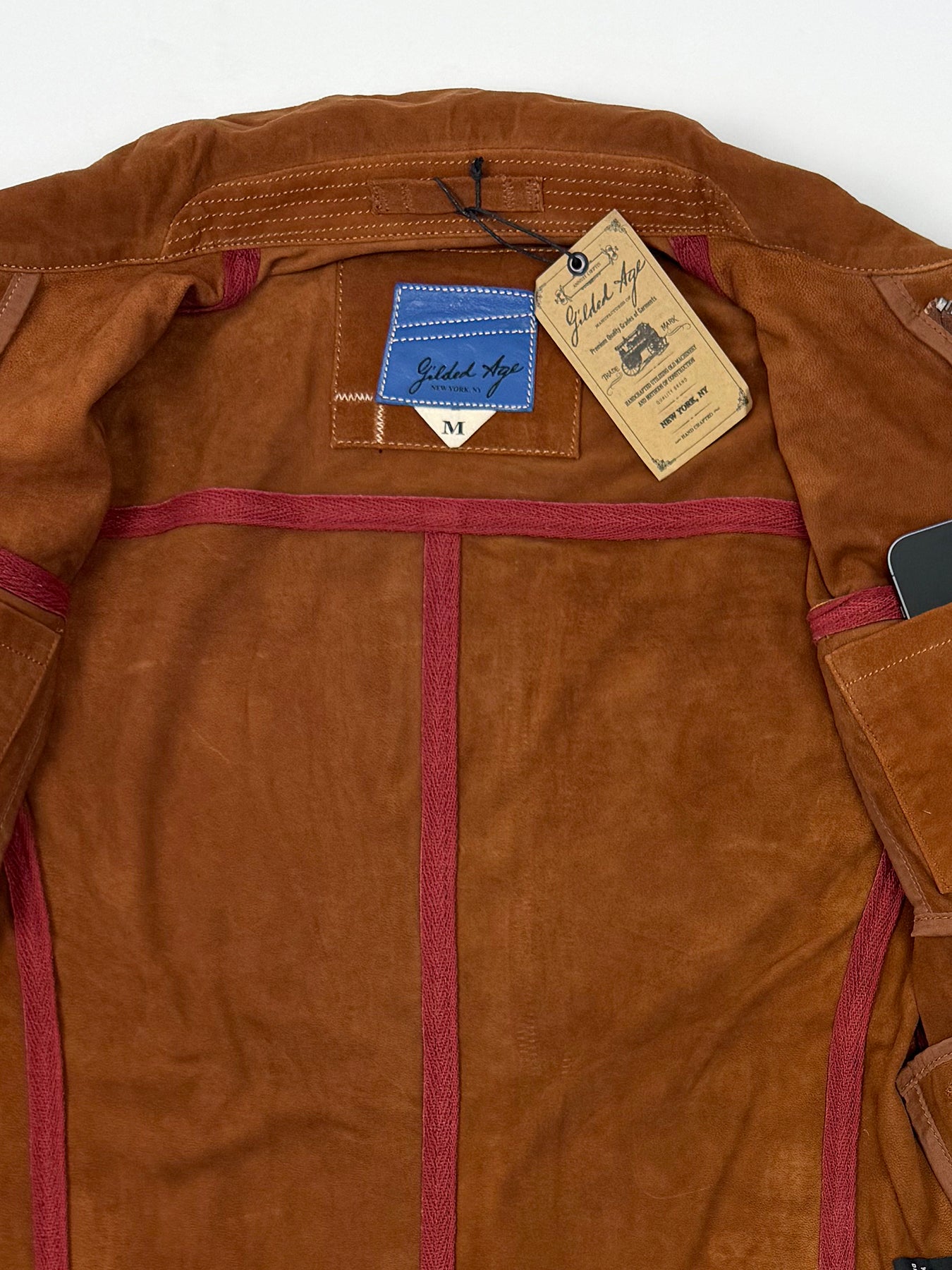 Wilde Suede Jacket Single Malt Brown 4086 – Gilded Age