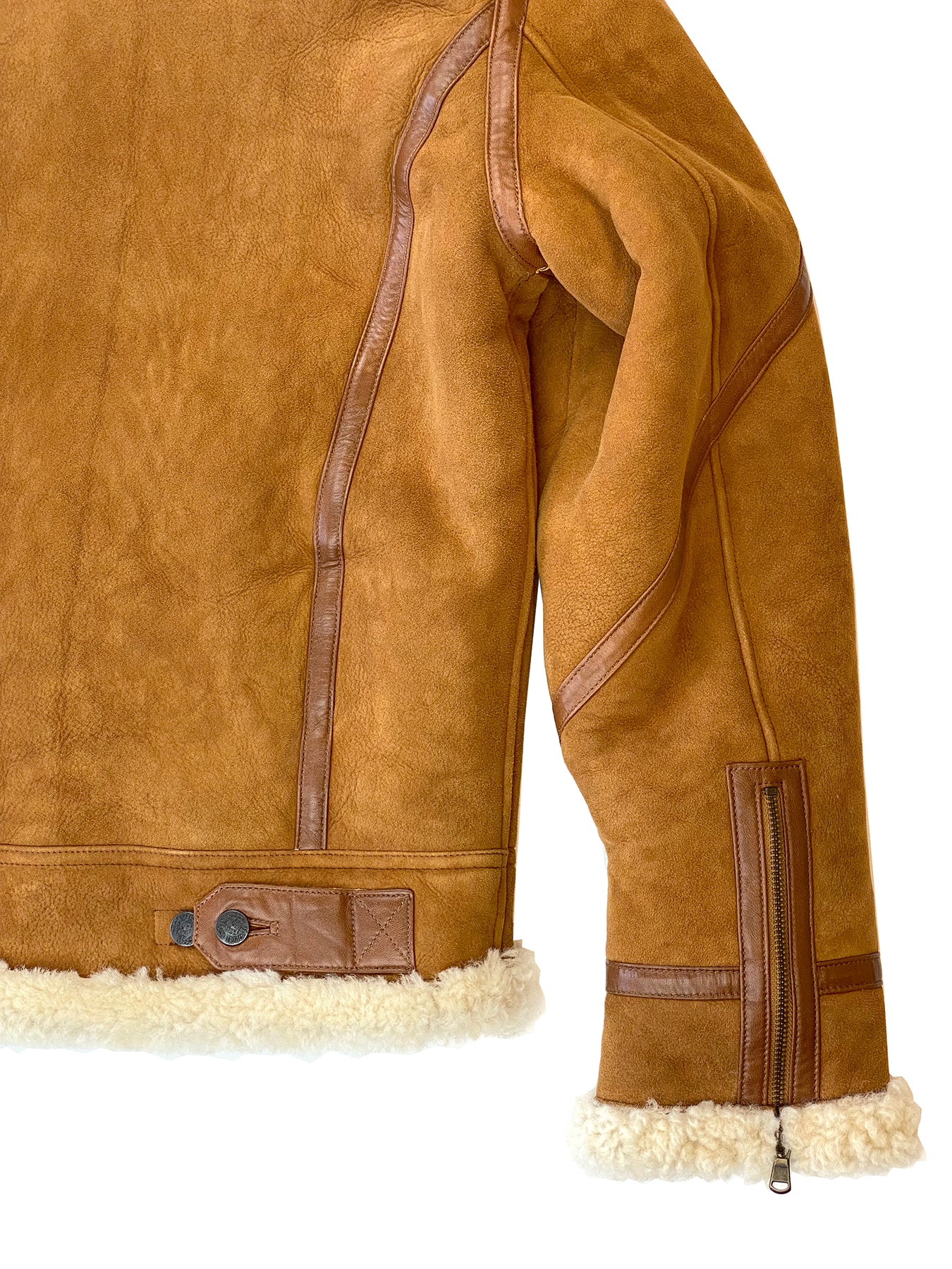 B3 Washed Suede Shearling Jacket 4171