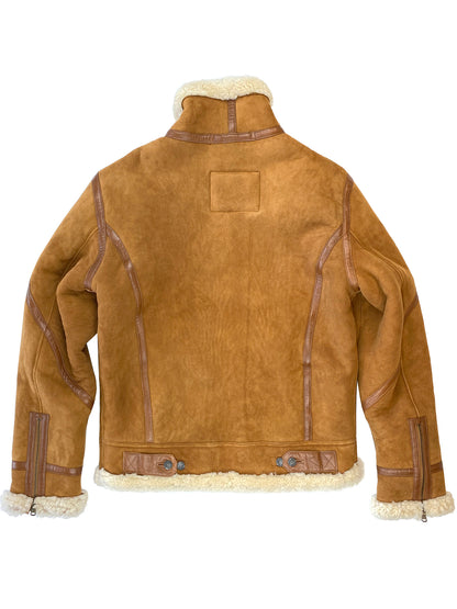 B3 Washed Suede Shearling Jacket 4171