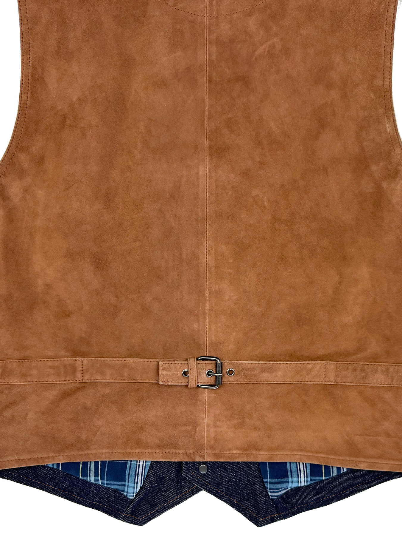 Wyatt Denim Suede Vest 4183