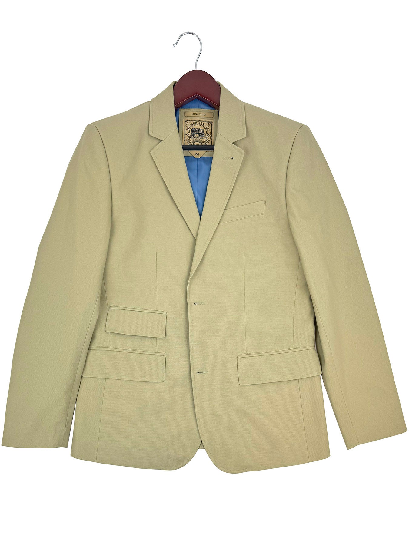 Sage Cotton Suit Blazer 4210