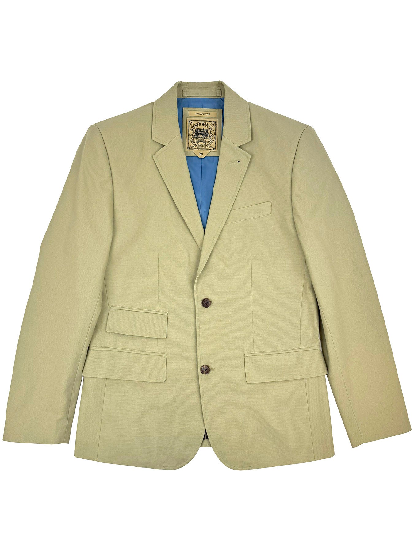 Sage Cotton Suit Blazer 4210
