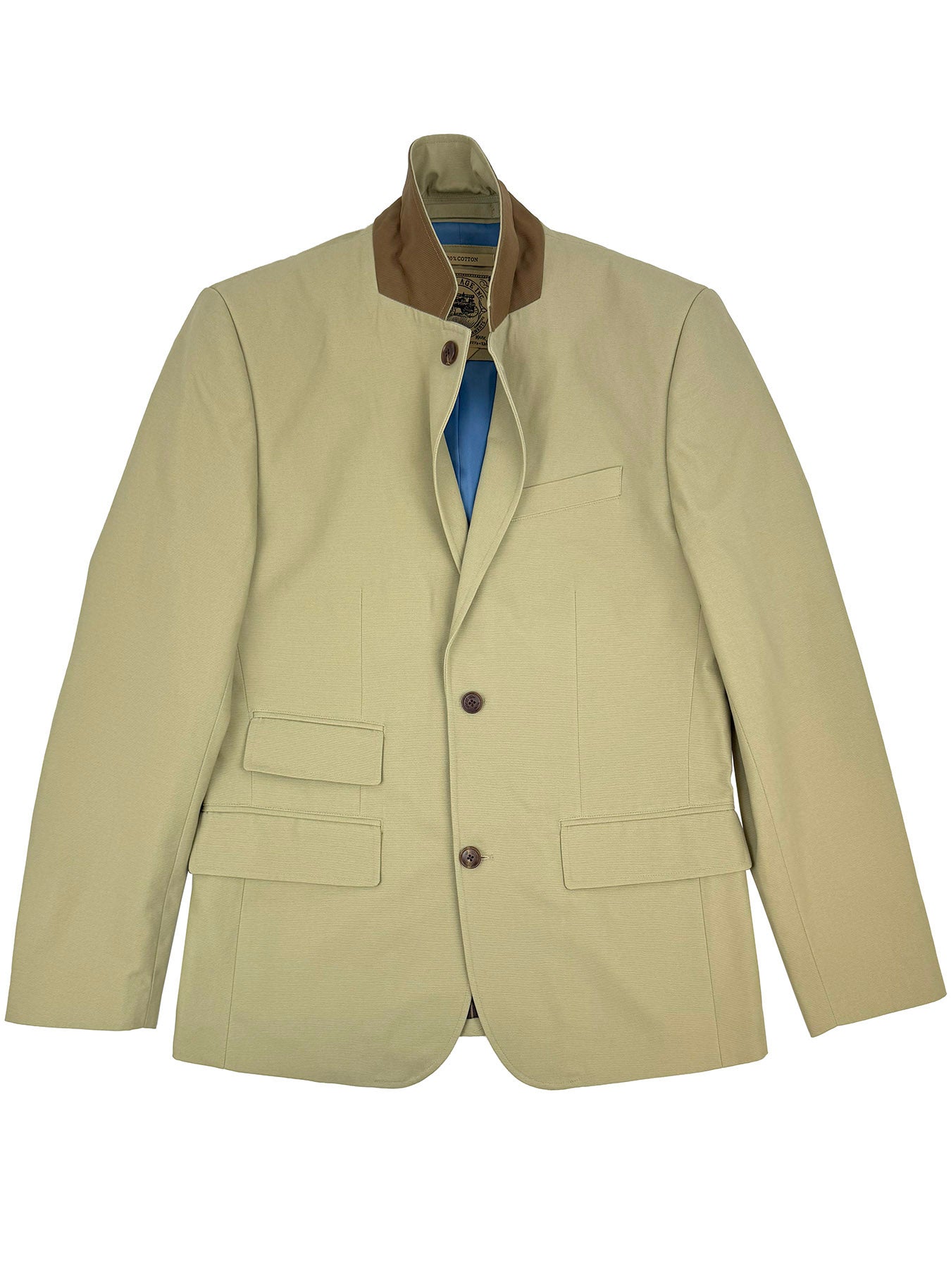 Sage Cotton Suit Blazer 4210