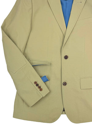 Sage Cotton Suit Blazer 4210