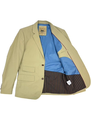 Sage Cotton Suit Blazer 4210