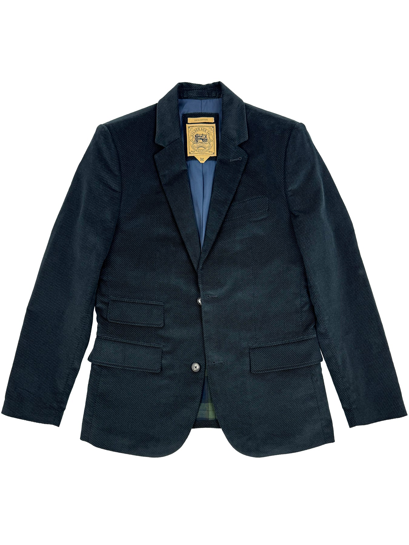 Navy moleskin blazer deals