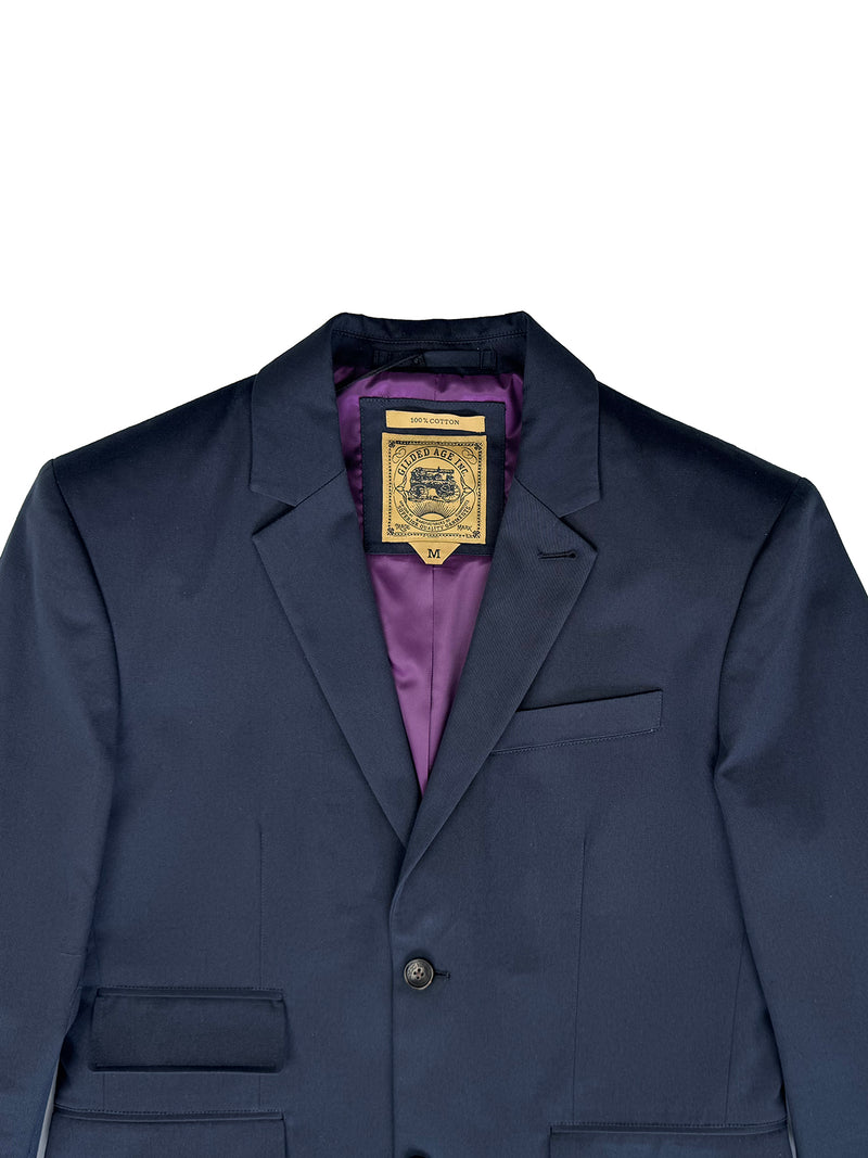 Sage Cotton Suit Blazer 4210