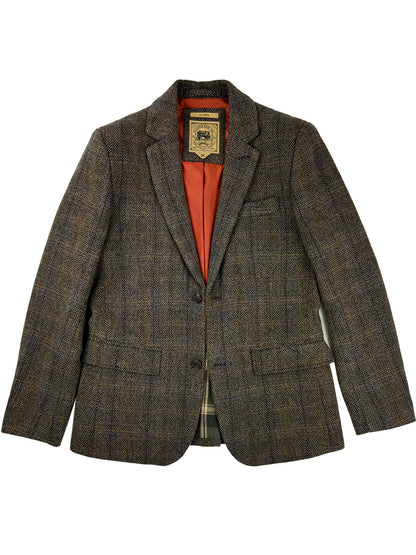 Men's Style Harris Wool Herringbone Blazer 4265