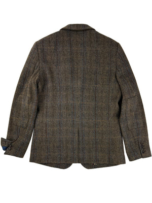 Men's Style Harris Wool Herringbone Blazer 4265