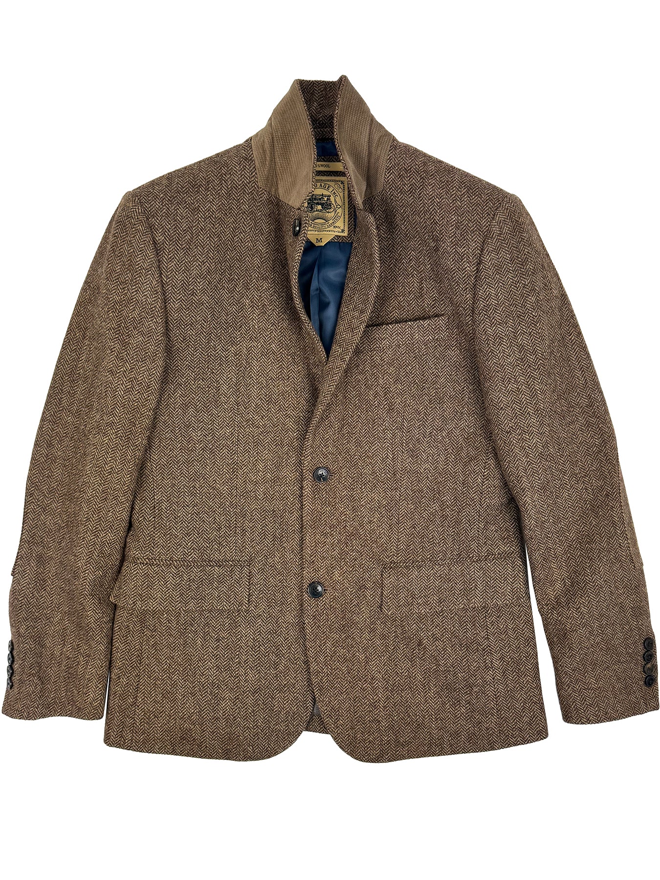 Harris Wool Herringbone Blazer 4265 – Gilded Age