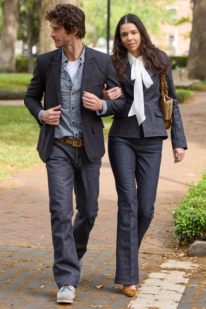 Artemis Raw Denim Blazer 410