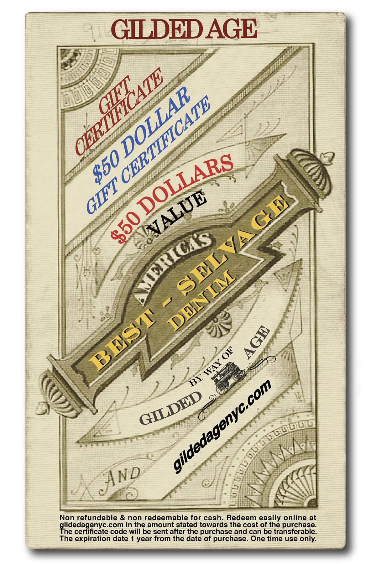 Gilded Age Gift Card