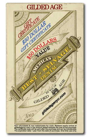 Gilded Age Gift Card