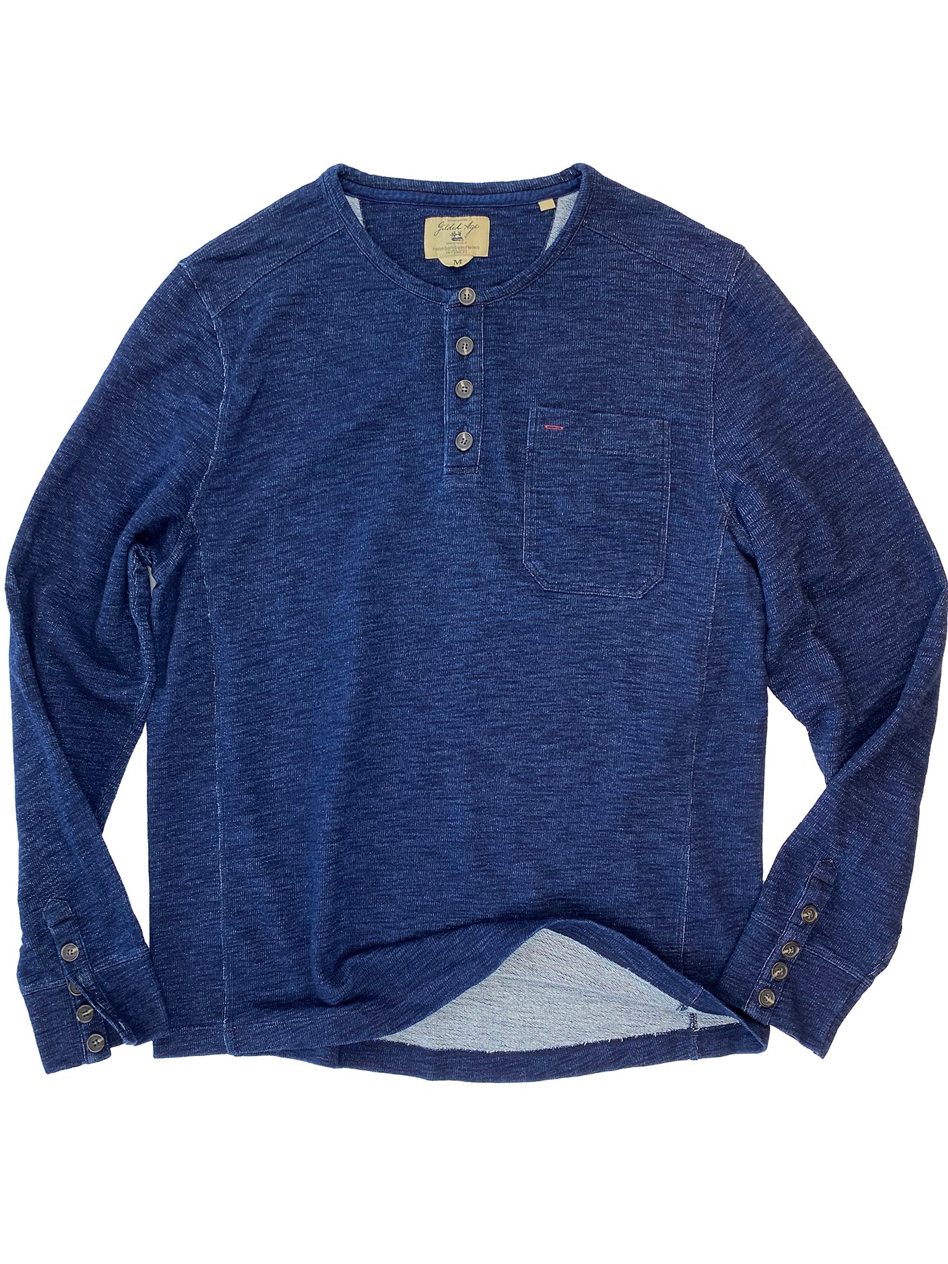 Burns Terry Knit Henley 5449