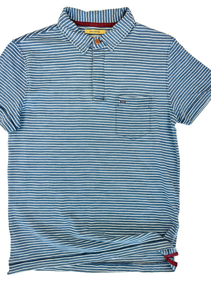 South Seas Indigo Striped Polo 5480